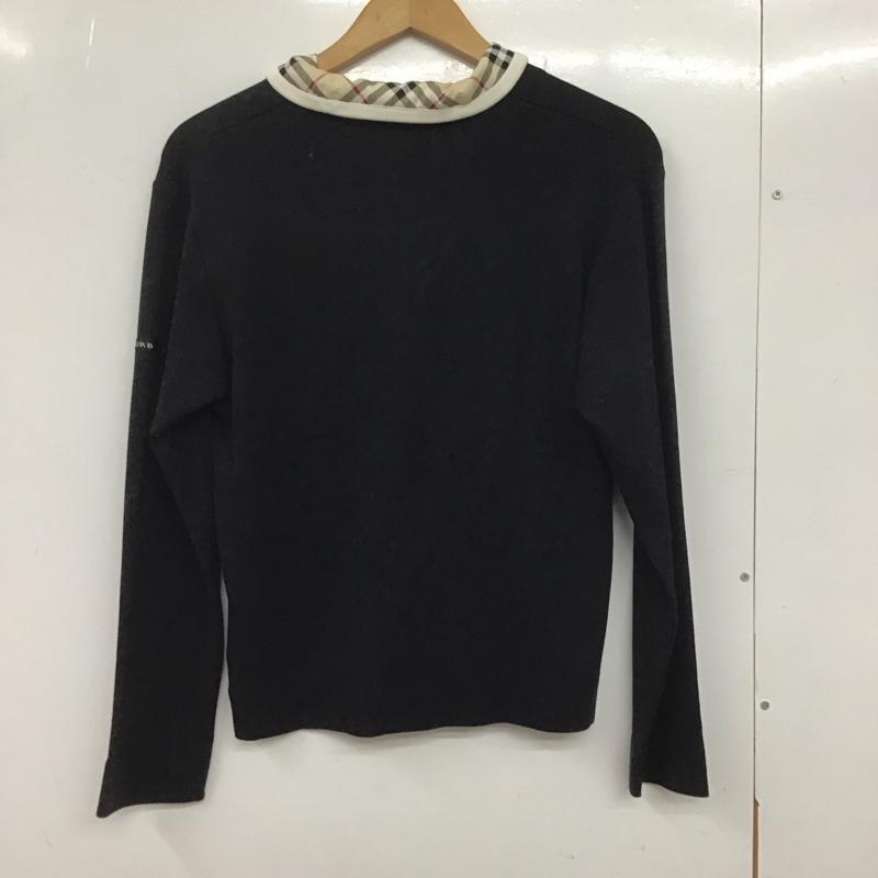 バーバリーゴルフ BURBERRY GOLF カットソー 長袖 L 無地 黒 / ブラック / レディース USED 古着 中古 10133403