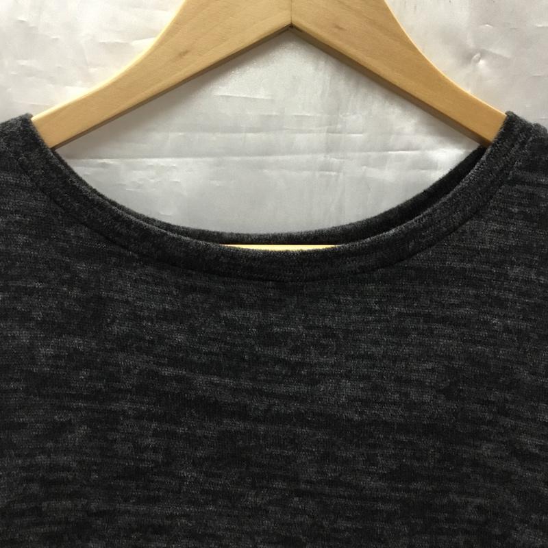 ザラ ZARA カットソー 半袖 S 無地 チャコールグレー / チャコールグレー / レディース USED 古着 中古 10121997