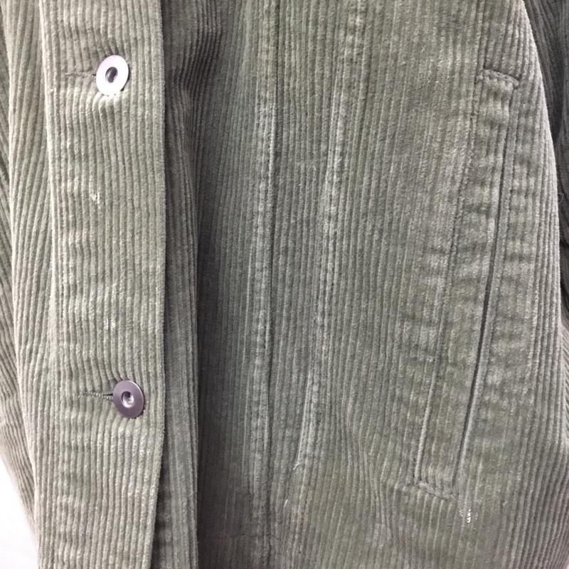 ザラ ZARA ジャケット、上着 ジャケット、ブレザー 8372 021 505 コーデュロイ M 無地 カーキ / カーキ / レディース USED 古着 中古 10107289