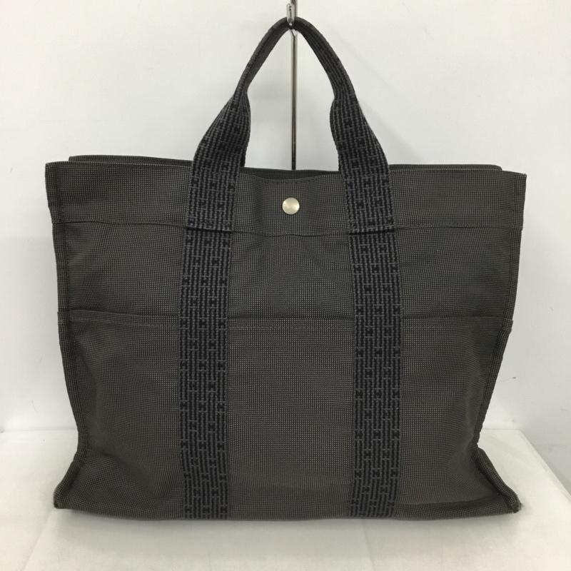 エルメス HERMES トートバッグ トートバッグ 無地 チャコールグレー / チャコールグレー / メンズ USED 古着 中古 10138854
