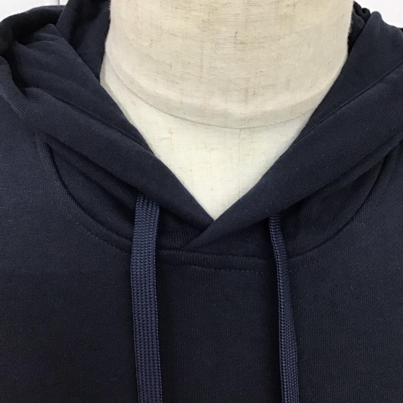 アルマーニエクスチェンジ A/X ARMANIEXCHANGE パーカー 長袖 長袖パーカー フード付きパーカー プリントスウェット トレーナー XL ロゴ、文字 紺 / ネイビー /  メンズ USED 古着 中古 10119287