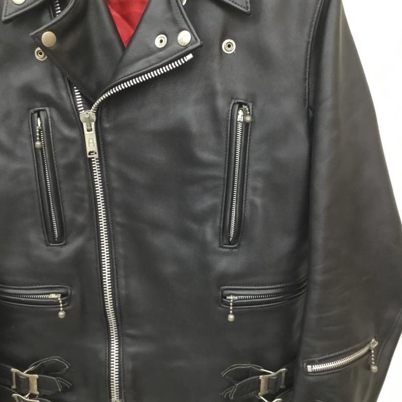 トリプルシックスレザーウェア 666LEATHERWEAR ジャケット、上着 レザージャケット 34 無地 黒 / ブラック / メンズ USED 古着 中古 10133476