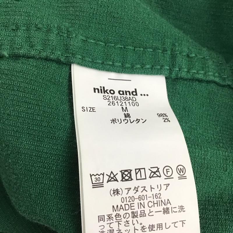 ニコアンド niko and... ジャケット、上着 ジャケット、ブレザー S216IJ38AD ノーカラー コーデュロイ M 無地 緑 / グリーン / レディース USED 古着 中古 10109073