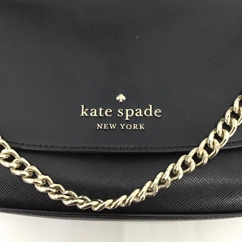 ケイトスペード Kate Spade ショルダーバッグ ショルダーバッグ WKR00119 カーソン コンバーチブル クロスボディ 2WAY ロゴ、文字 黒 / ブラック / レディース USED 古着 中古 10123180