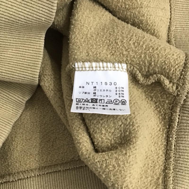 ザノースフェイス THE NORTH FACE パーカー 長袖 nt11530 リアビューフルジップフーディ ジップアップパーカー M ロゴ、文字 ベージュ / ベージュ /  メンズ USED 古着 中古 10129088