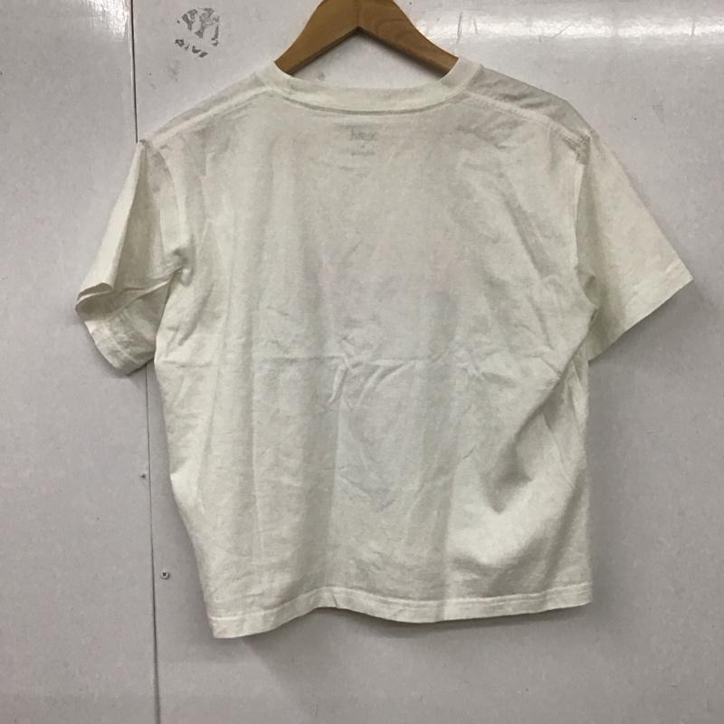 エックスガール X-girl Tシャツ 半袖 半袖カットソー プリントTシャツ クルーネックカットソー M ロゴ、文字 白 / ホワイト / レディース USED 古着 中古 10129777