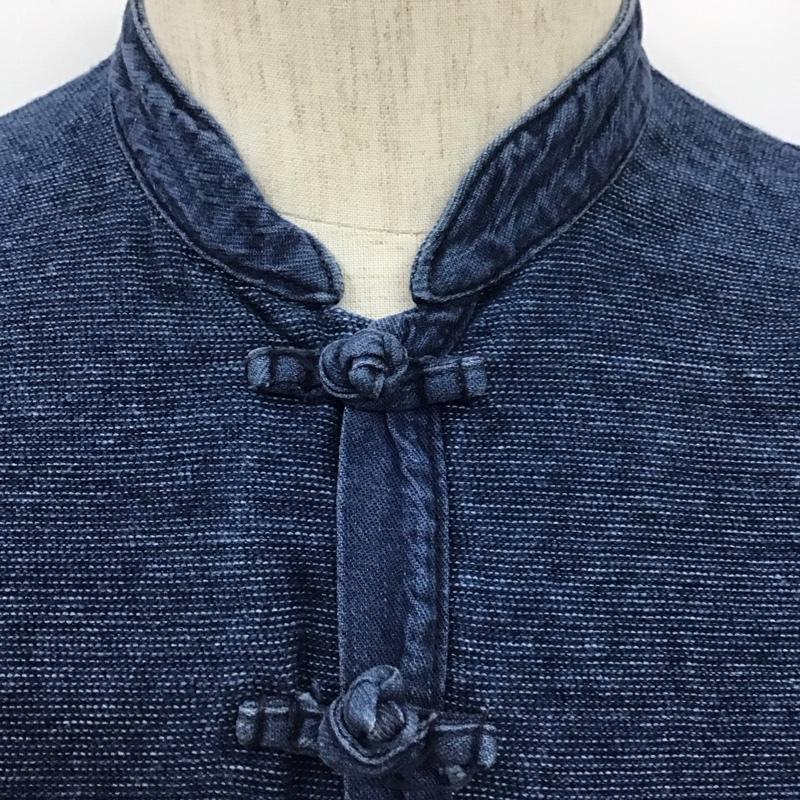 フォーティーファイブアールピーエム 45RPM カットソー 長袖 1 無地 インディゴ / インディゴ /  メンズ USED 古着 中古 10111704