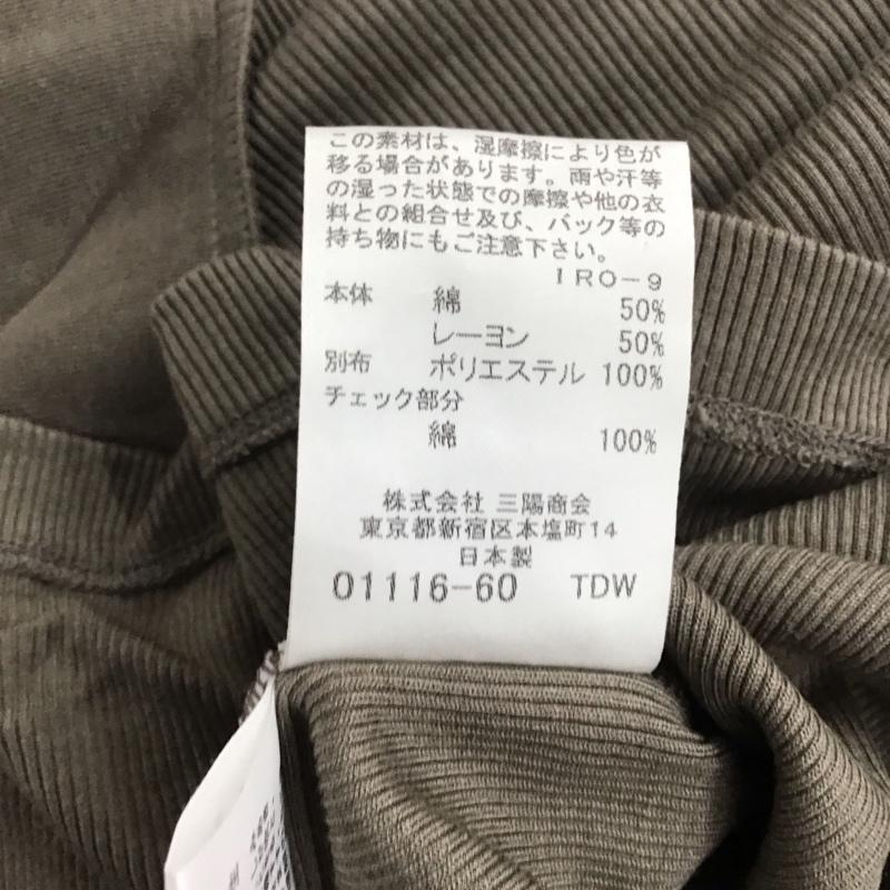 バーバリー BURBERRY シャツ、ブラウス 長袖 1 無地 カーキ / カーキ / レディース USED 古着 中古 10133798