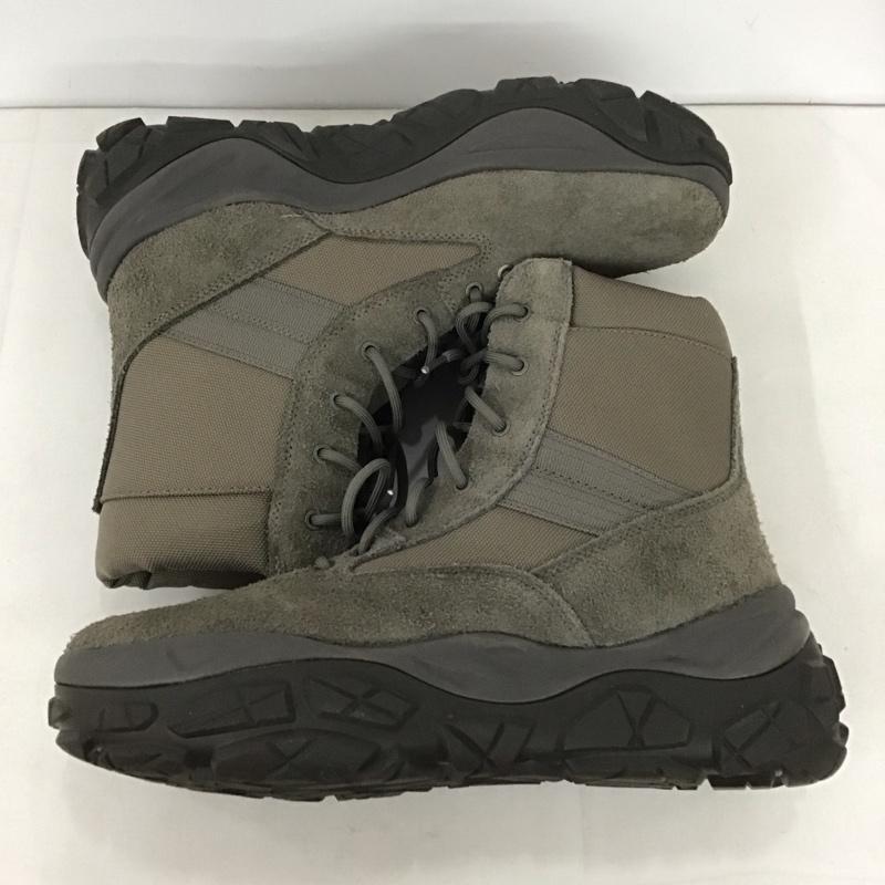 ザラ ZARA ブーツ 一般 2113 420 131 レースアップ ミリタリーブーツ 27.6cm US:10 無地 灰 / グレー / メンズ USED 古着 中古 10132546