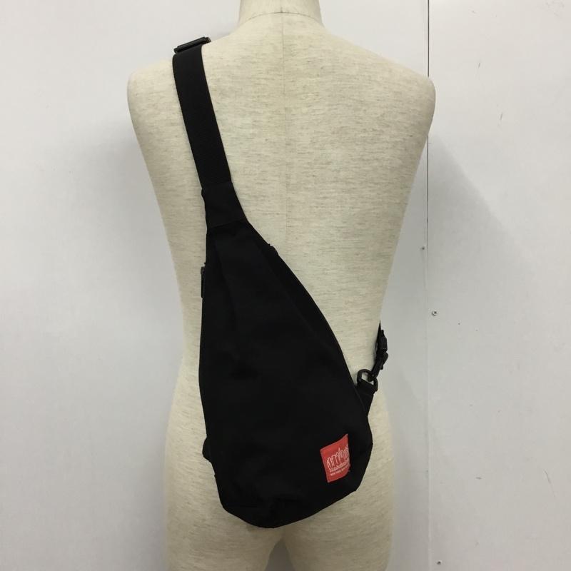 マンハッタンポーテージ Manhattan Portage ボディバッグ ボディバッグ ワンショルダー ロゴ、文字 黒 / ブラック / メンズ USED 古着 中古 10105779