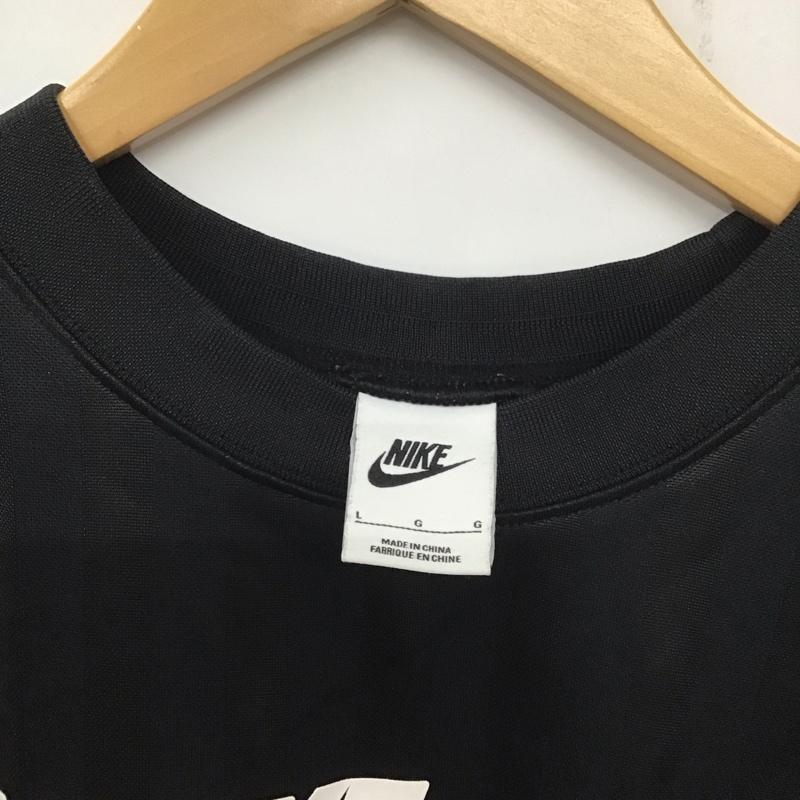 ナイキ NIKE Tシャツ 半袖 fb7255-010 ナイキNSWトレンドSSトップ スポーツウェア L ロゴ、文字 黒 / ブラック / メンズ USED 古着 中古 10138887