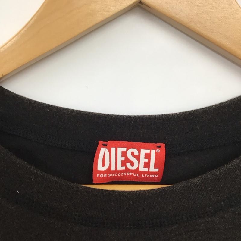 ディーゼル DIESEL Tシャツ 半袖 半袖カットソー プリントTシャツ クルーネックカットソー ラグラン M プリント マルチカラー / マルチカラー / メンズ USED 古着 中古 10137949