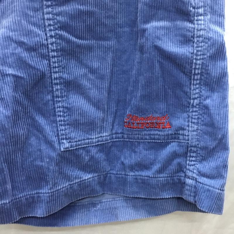スタンダード カリフォルニア STANDARD CALIFORNIA パンツ ショートパンツ ショートパンツ コーデュロイパンツ ハーフパンツ 34インチ 無地 青 / ブルー /  メンズ USED 古着 中古 10121781