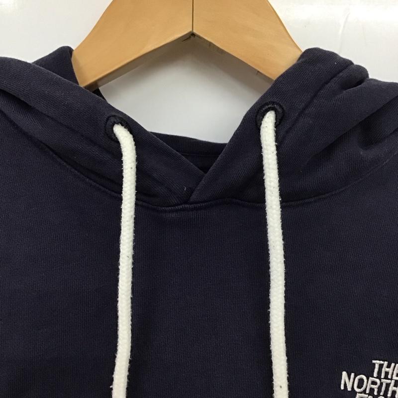 ザノースフェイス THE NORTH FACE パーカー 長袖 nm5pn90d コットンベーシックフーディ プルオーバーパーカー M ロゴ、文字 紺 / ネイビー / メンズ USED 古着 中古 10131389