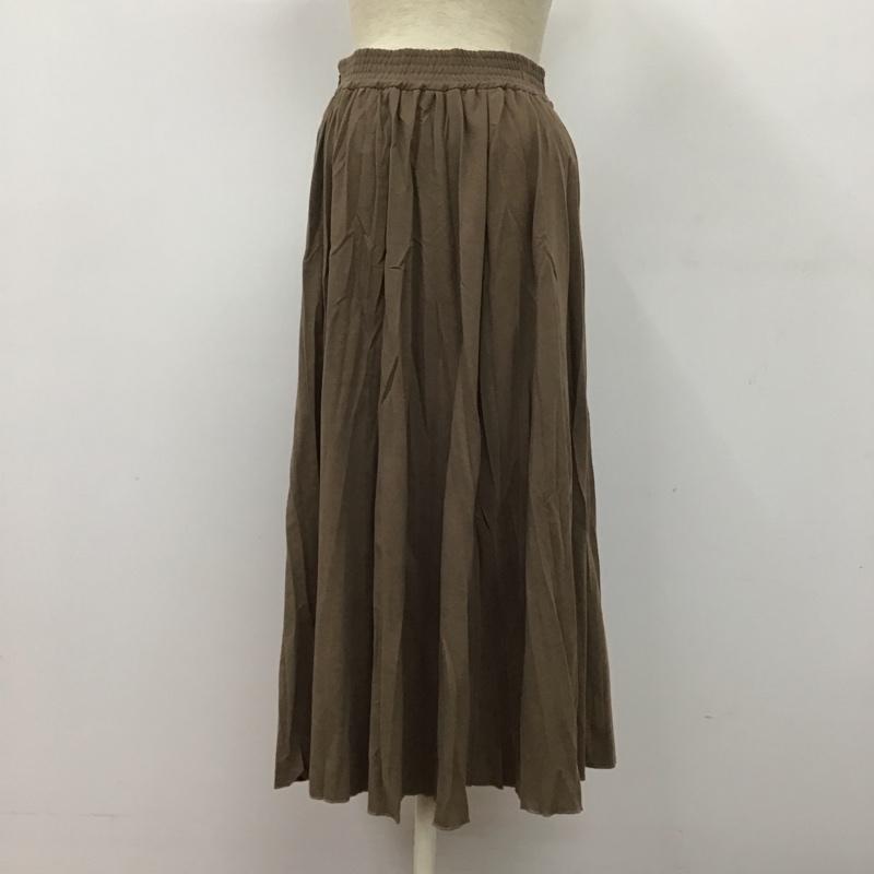 ミラオーウェン Mila Owen セットアップ セットアップ 09WF0194081 プルオーバー プリーツスカート 0 無地 茶 / ブラウン / レディース USED 古着 中古 10130035