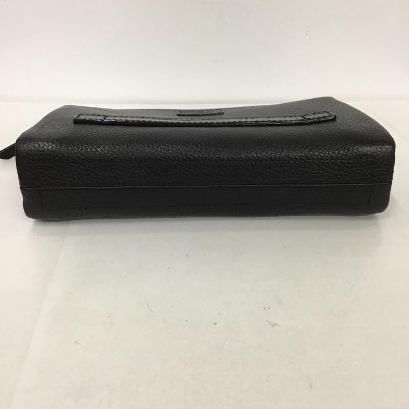 ロダニア RODANIA セカンドバッグ セカンドバッグ レザー ロゴ、文字 黒 / ブラック / メンズ USED 古着 中古 10125545