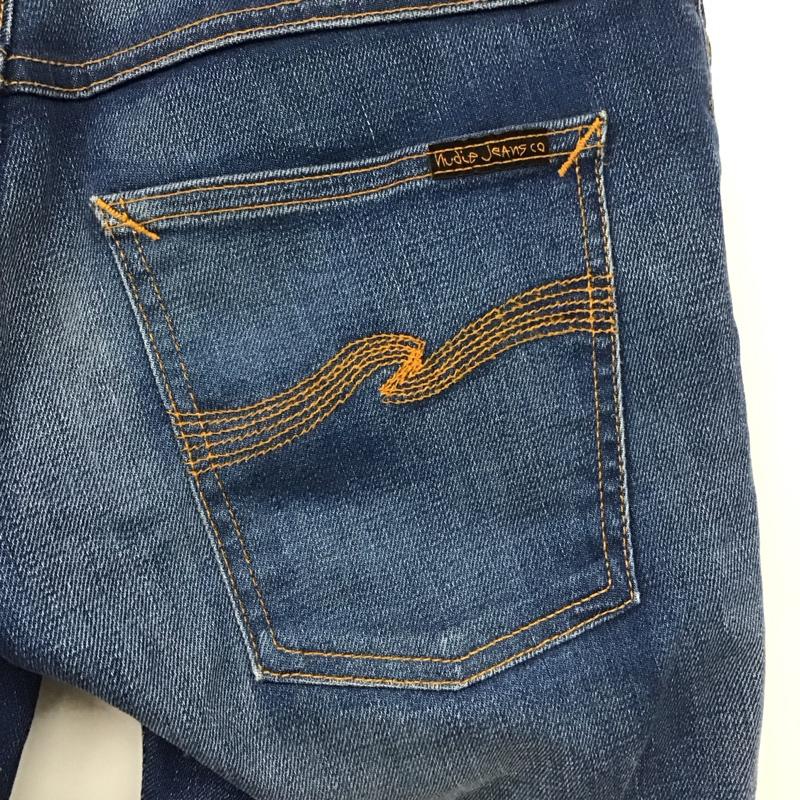 ヌーディージーンズ Nudie Jeans パンツ デニム、ジーンズ デニムパンツ スリムパンツ カジュアルパンツ ストレッチパンツ 28インチ 無地 インディゴ / インディゴ / メンズ USED 古着 中古 10131340