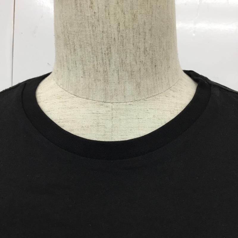 ザノースフェイス THE NORTH FACE Tシャツ 半袖 半袖カットソー プリントTシャツ クルーネックカットソー L プリント 黒 / ブラック /  メンズ USED 古着 中古 10110000