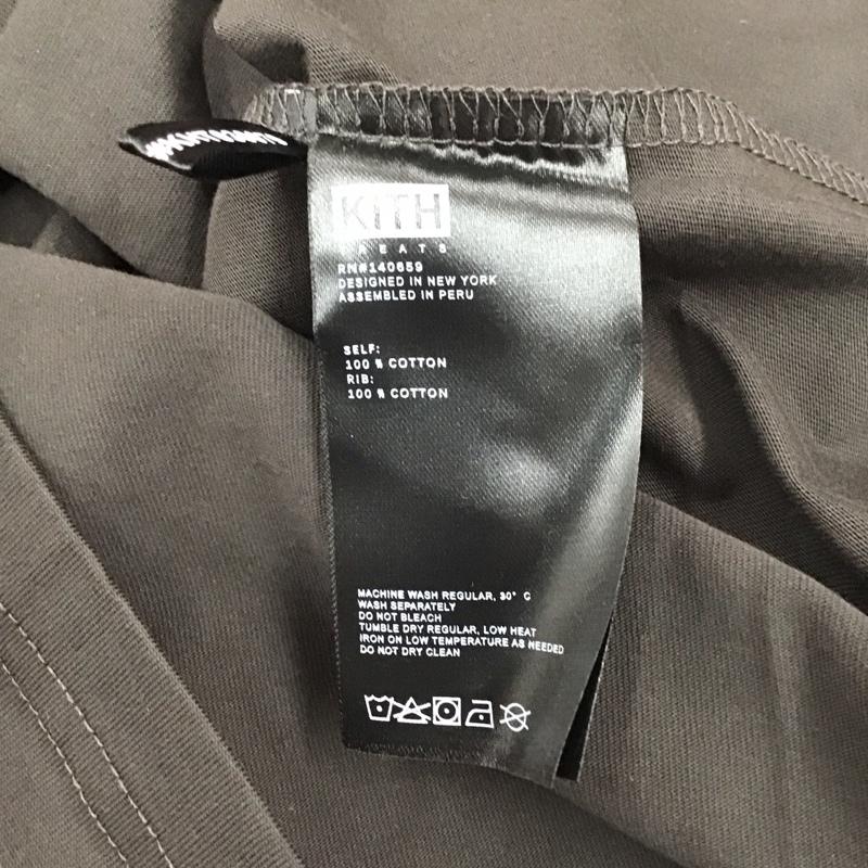 キス KITH Tシャツ 半袖 半袖カットソー プリントTシャツ クルーネックカットソー XL ロゴ、文字 黒 / ブラック /  メンズ USED 古着 中古 10111005
