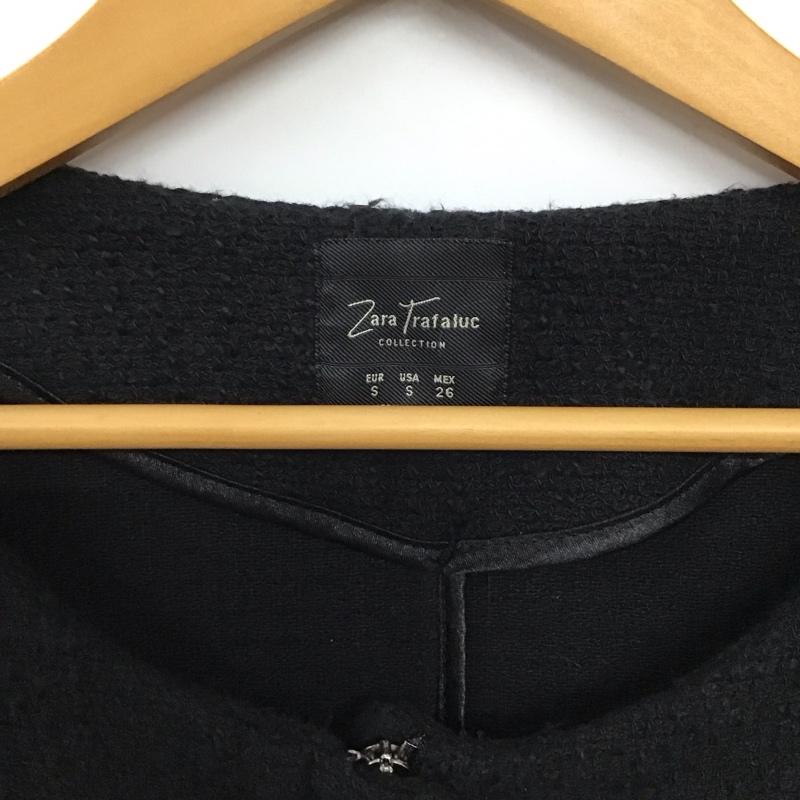 ザラ ZARA TRAFALUC ジャケット、上着 ジャケット、ブレザー S 無地 黒 / ブラック / レディース USED 古着 中古 10137220
