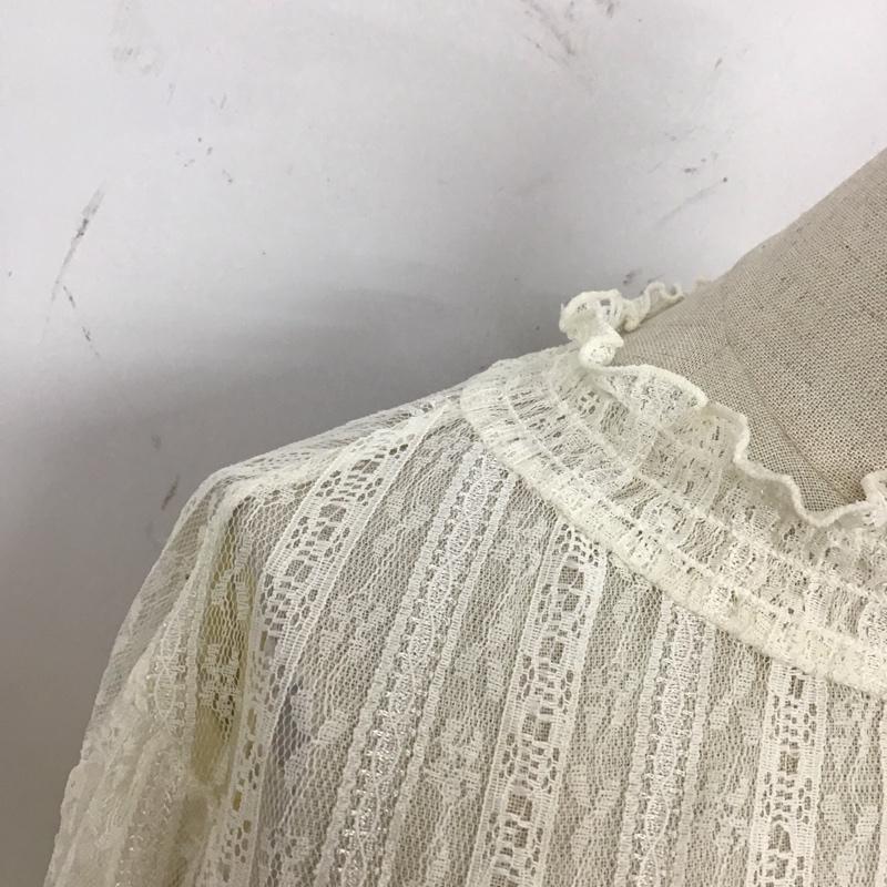 ダズリン dazzlin カットソー 長袖 FREE 無地 白 / ホワイト / レディース USED 古着 中古 10121474