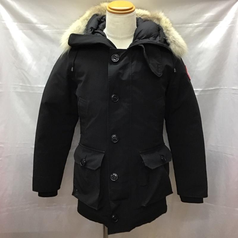 カナダグース CANADA GOOSE コート ダウンコート 68F8490 ダウンジャケット S ロゴ、文字 黒 / ブラック / メンズ USED 古着 中古 10112404