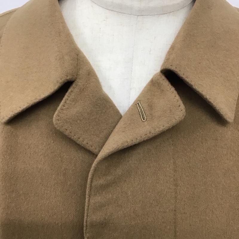 古着 USED コート コート一般 ロングコート ロングジャケット カラージャケット アウター L 無地 ベージュ / ベージュ / メンズ USED 古着 中古 10123723