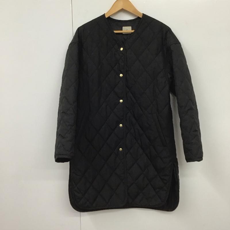 ユナイテッドアローズグリーンレーベルリラクシング UNITED ARROWS green label relaxing コート コート一般 3625-137-1798 撥水 キルト ロング コート 36 無地 黒 / ブラック / レディース USED 古着 中古 10131125