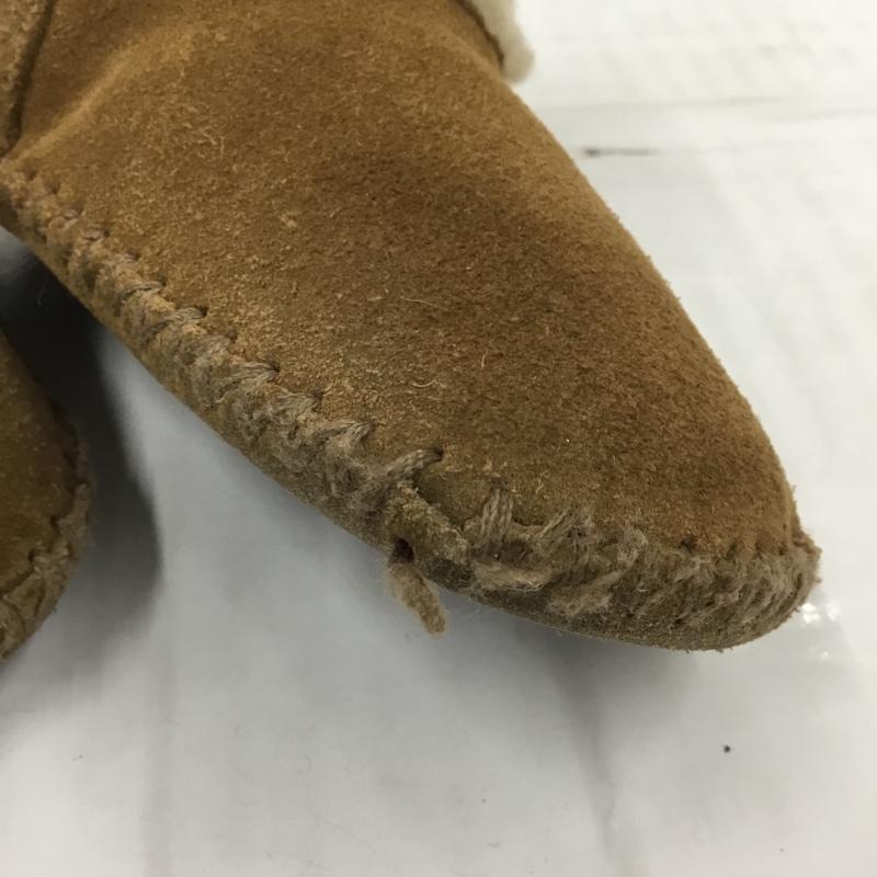 アグ UGG ブーツ ショートブーツ 1018136I ベビー レミー II Lemmy II 12.5cm 箱有 12.5cm ロゴ、文字 キャメル / キャメル / ガールズ USED 古着 中古 10105970