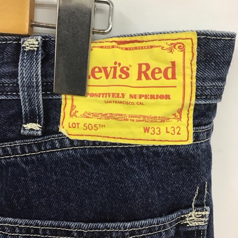 リーバイスレッド Levi s RED パンツ デニム、ジーンズ デニムパンツ スリムパンツ カジュアルパンツ 33インチ 無地 インディゴ / インディゴ /  メンズ USED 古着 中古 10126648