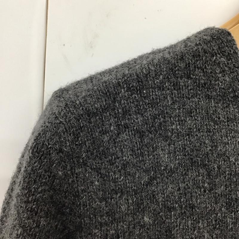 カルバン・クライン Calvin Klein ニット、セーター 長袖 M 無地 灰 / グレー / メンズ USED 古着 中古 10120165