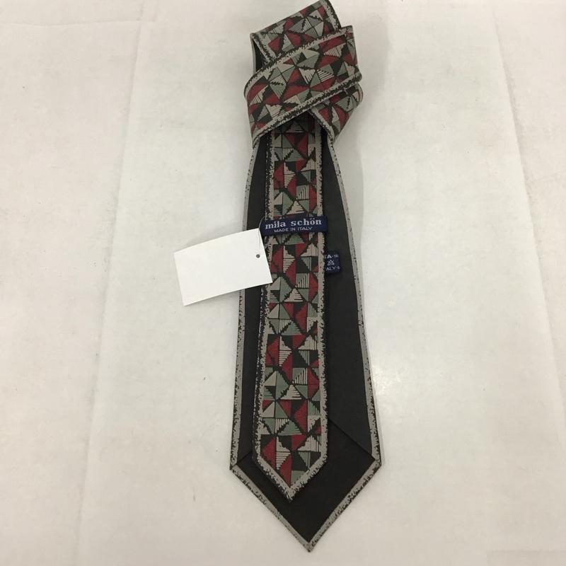 ミラ・ショーン mila schon ネクタイ ネクタイ シルク 総柄 マルチカラー / マルチカラー / メンズ USED 古着 中古 10135326