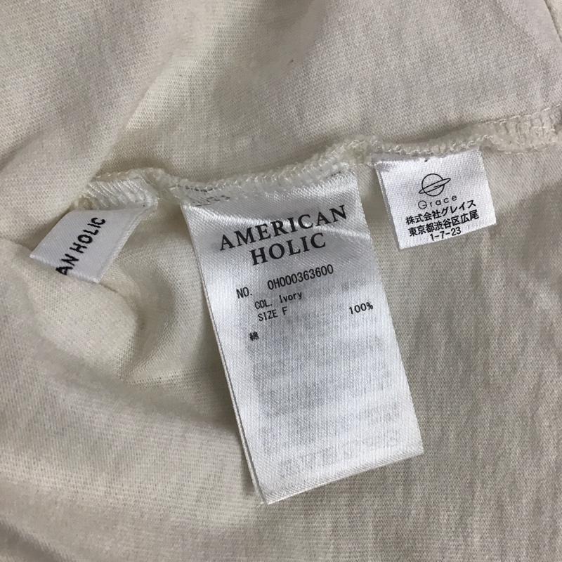 アメリカンホリック AMERICAN HOLIC Tシャツ 半袖 0H000363600 CASPER ピグメントTシャツ FREE キャラクター アイボリー / アイボリー / レディース USED 古着 中古 10144132