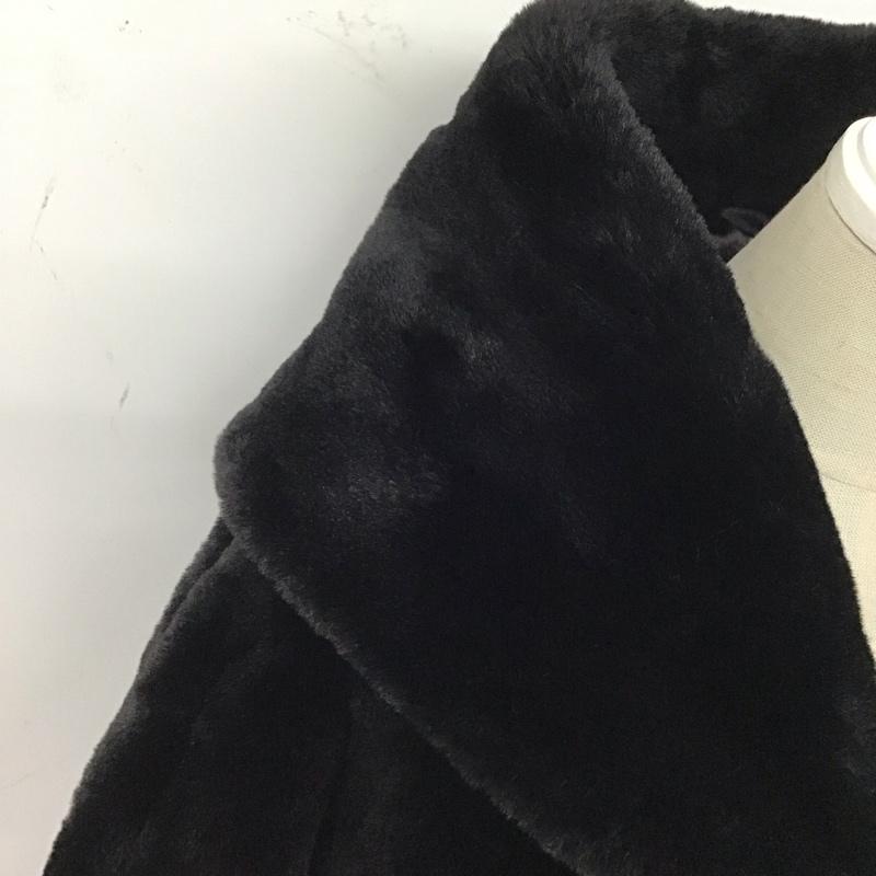 ザラ ZARA コート コート一般 L 無地 黒 / ブラック / レディース USED 古着 中古 10120519