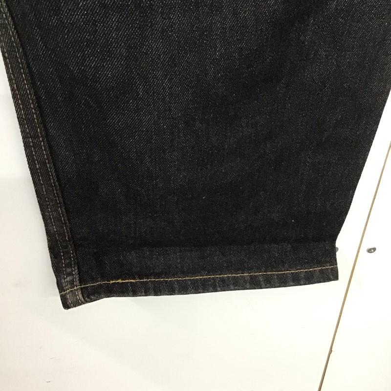 リーバイストラウスアンドコー Levi Strauss & co. パンツ デニム、ジーンズ デニムパンツ ワイドパンツ カジュアルパンツ 42インチ 無地 黒 / ブラック /  メンズ USED 古着 中古 10126808