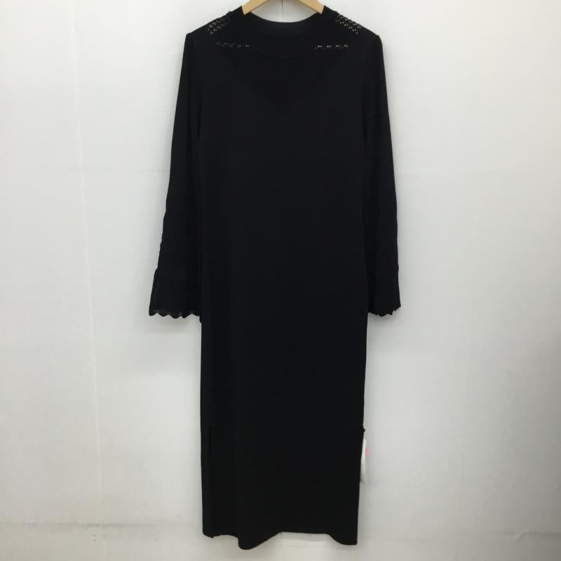 ココ ディール COCO DEAL ワンピース ロングスカート 1 無地 黒 / ブラック / レディース USED 古着 中古 10134746