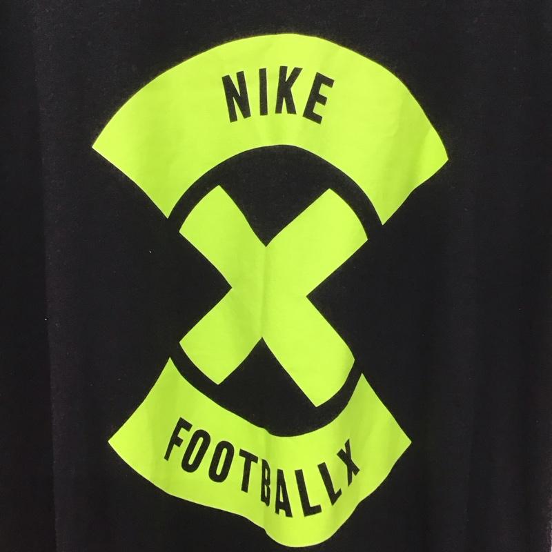 ナイキ NIKE Tシャツ 半袖 半袖カットソー プリントTシャツ クルーネックカットソー スポーツウェア XXL プリント 黒 / ブラック / メンズ USED 古着 中古 10138570