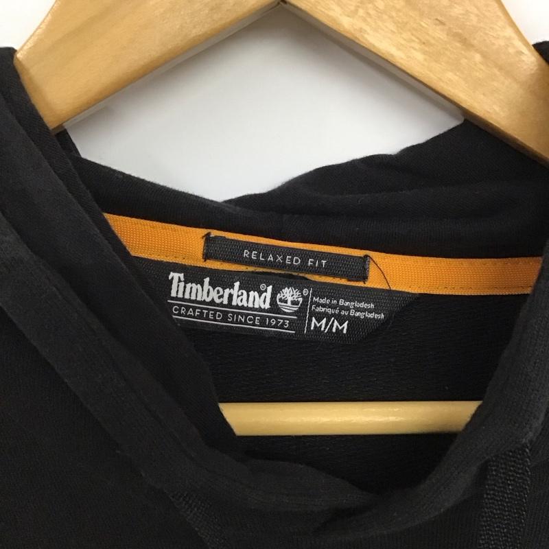 ティンバーランド Timberland パーカー 長袖 tb0a2d6z ロゴフーディー プルオーバーパーカー スウェットパーカー M ロゴ、文字 黒 / ブラック / メンズ USED 古着 中古 10136155