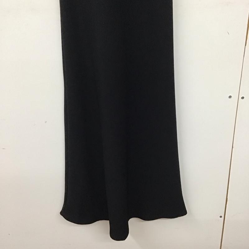 ザラ ZARA ワンピース ロングスカート ノースリーブワンピース ロングスカート フレアスカート XS 無地 黒 / ブラック / レディース USED 古着 中古 10134319