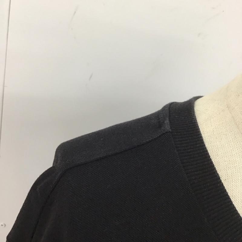 ミラオーウェン Mila Owen Tシャツ 半袖 09WCT202227 袖折り返しビックTシャツ オーバーサイズ 46 無地 黒 / ブラック / レディース USED 古着 中古 10112193