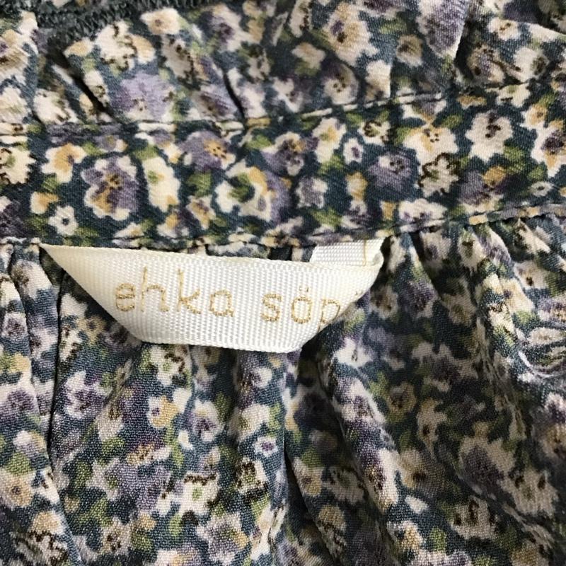 エヘカソポ ehka sopo シャツ、ブラウス 長袖 1708960 スタンドカラー FREE 花柄 マルチカラー / マルチカラー / レディース USED 古着 中古 10116227