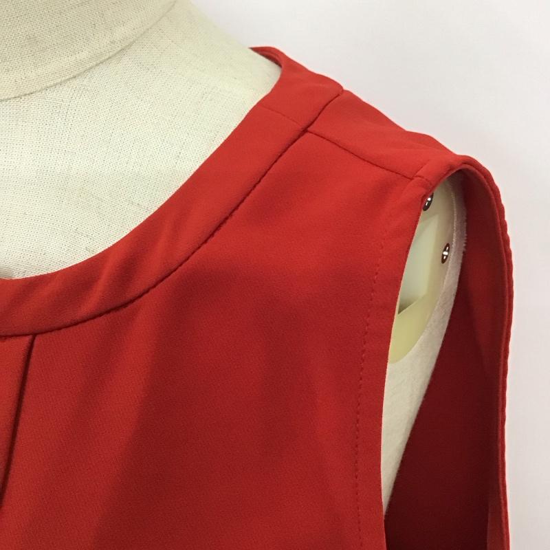ザラ ZARA トップス トップス 2753 223 600 ノースリーブ M 無地 赤 / レッド / レディース USED 古着 中古 10114458
