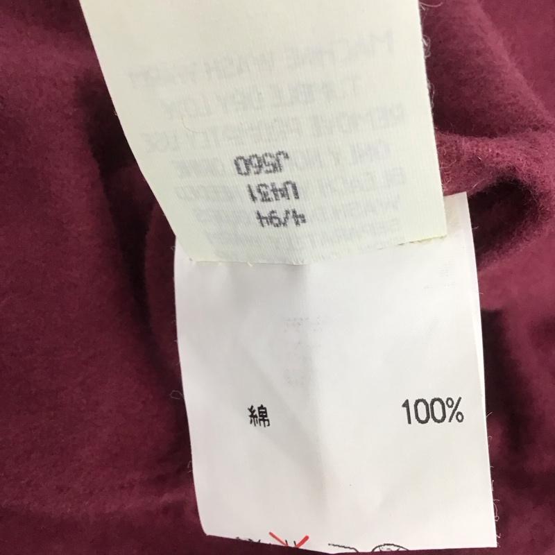 エルエルビーン L.L.Bean シャツ、ブラウス 長袖 長袖シャツ 無地シャツ カラーシャツ ロゴ、文字 えんじ / ワインレッド / メンズ USED 古着 中古 10135906