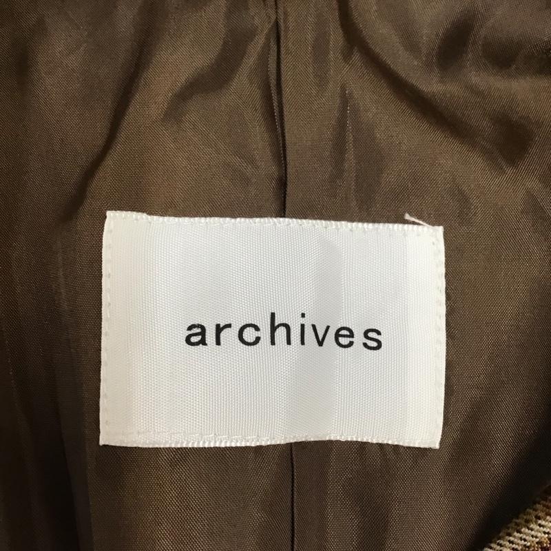 アルシーヴ archives ジャケット、上着 ジャケット、ブレザー 長袖ジャケット カジュアルジャケット チェックジャケット M チェック マルチカラー / マルチカラー / レディース USED 古着 中古 10118558