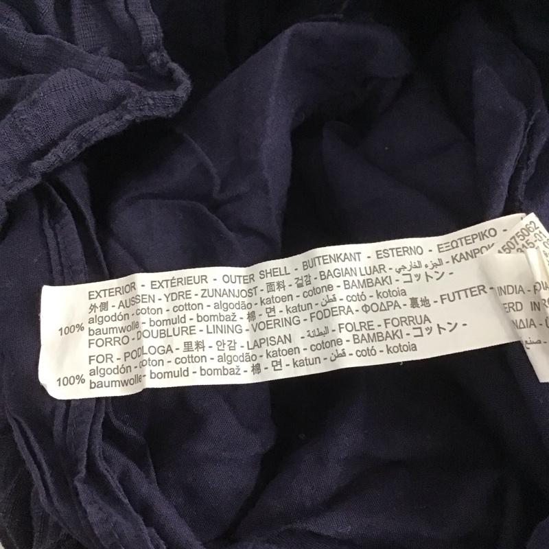 ザラ ZARA ワンピース ロングスカート 6895 245 400 キャミワンピース エンブロイダリーワンピース M 刺繍 紺 / ネイビー / レディース USED 古着 中古 10138645