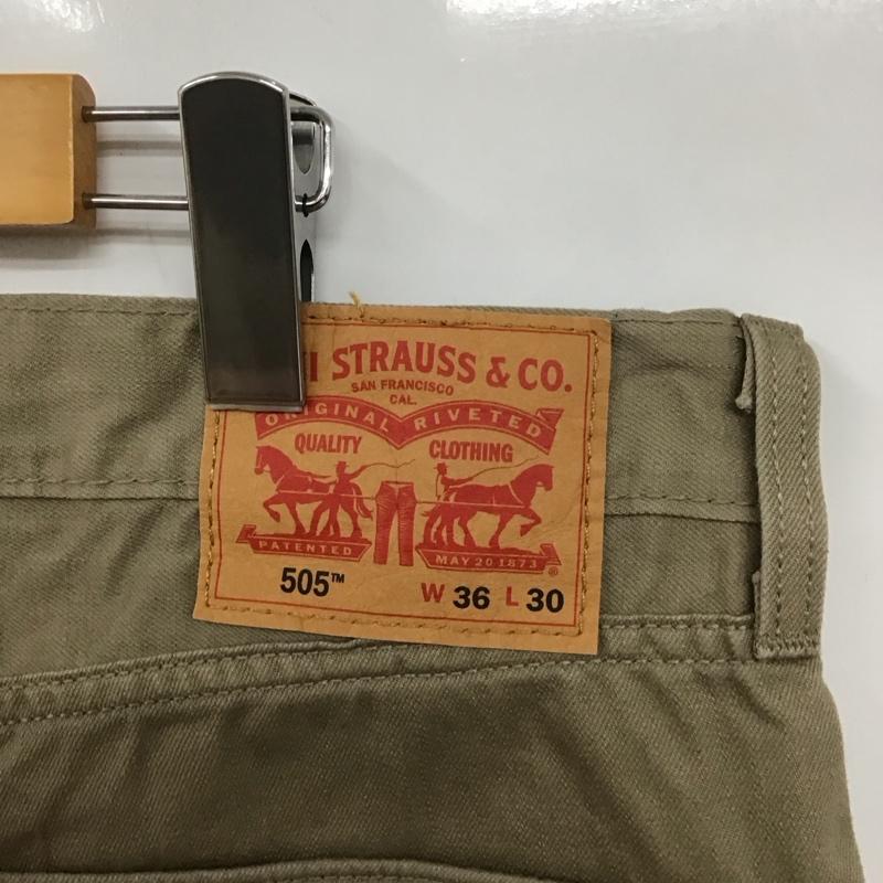 リーバイストラウスアンドコー Levi Strauss & co. パンツ デニム、ジーンズ デニムパンツ ワイドパンツ カジュアルパンツ 36 無地 ベージュ / ベージュ / メンズ USED 古着 中古 10130036