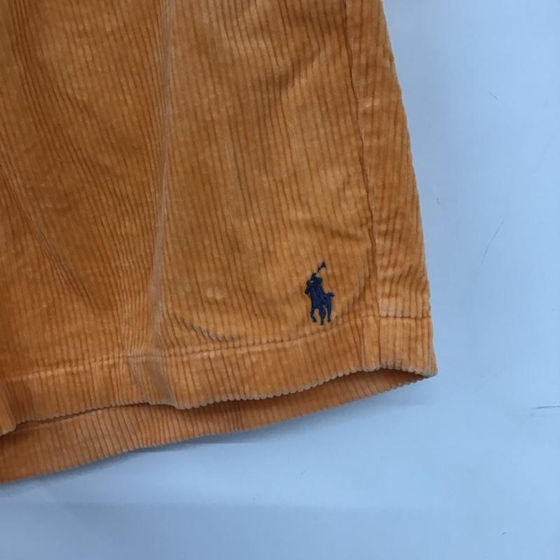 ポロバイラルフローレン Polo by RALPH LAUREN パンツ ショートパンツ ハーフパンツ ショートパンツ カジュアルパンツ コーデュロイパンツ S 無地 橙 / オレンジ / メンズ USED 古着 中古 10139723