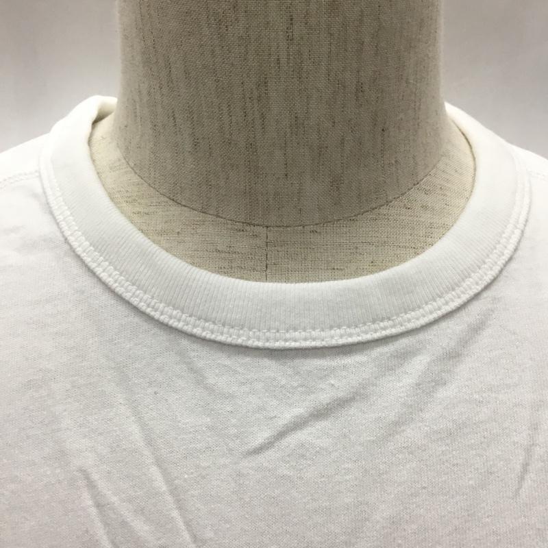 ジースターロゥ G-STAR RAW カットソー 長袖 長袖カットソー クルーネックカットソー ロングスリーブカットソー プリントTシャツ S ロゴ、文字 白 / ホワイト /  メンズ USED 古着 中古 10108775