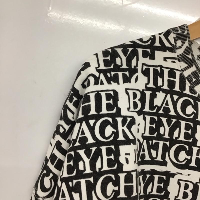 ブラックアイパッチ BlackEyePatch トレーナー 長袖 長袖トレーナー スウェット クルーネック プルオーバー XL プリント 白 / ホワイト / X 黒 / ブラック / メンズ USED 古着 中古 10138445