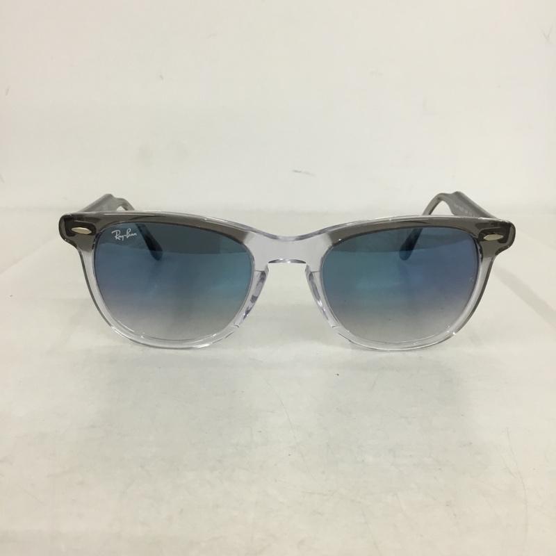 レイバン Ray-Ban めがね・サングラス サングラス RB2398F EAGLE EYE グラデーション ケース付き 無地 灰 / グレー / メンズ USED 古着 中古 10143929